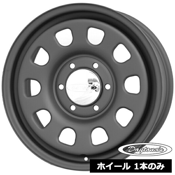 乐天商城 - ホイール1本価格 デイトナ DAYTONA'S マットブラック 17インチ 6.5J 6穴139.7 +38 ハイエース200系