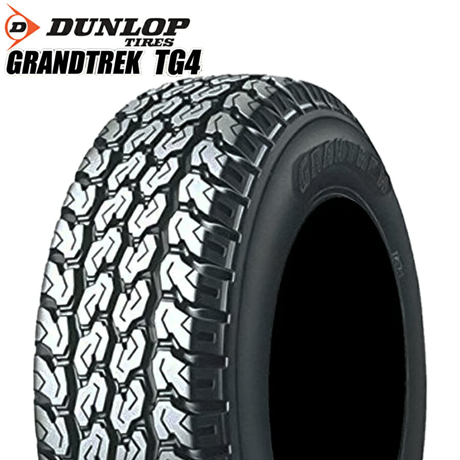 LT145/80R12 80/78N 1本価格 DUNLOP GRANDTREK TG4 ダンロップ グラントレック 25年製 正規品　145R12 6PR相当 新品 サマータイヤ 145-80-12