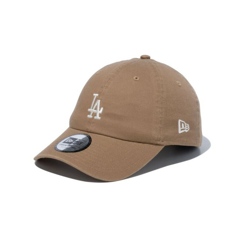 【国内正規品】NEWERA(ニューエラ) カジュアルクラシック MLB Casual Classic ロサンゼルス・ドジャース ミッドロゴ 14109526【カーキ × クロームホワイト】