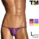 Soft woolly lace ハギナシシャープ TB highrise Lsize メンズ Tバック 下着 パンツ アンダーウェア【TMコレクション】(4)