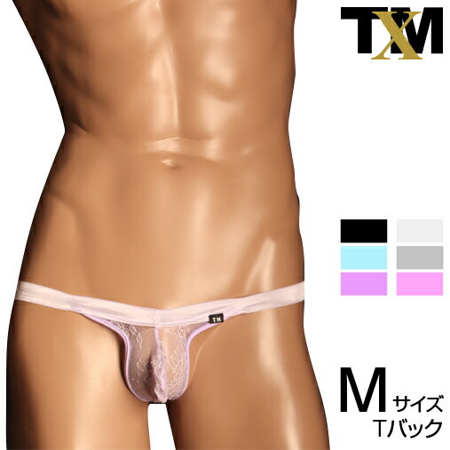 Stretch Lace×Shinysmooth sporty v-cut TB　メンズ　Tバック　下着　パンツ　アンダーウェア
