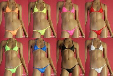 【PLAY】WET マイクロビキニSET クイコミ NEON セクシー ちょいエロ エッチ下着 ブラジャーセット セクシーコスチューム エロかわ エロい下着 シースルー クロッチ 【テイストキュート】【10P05Nov16】