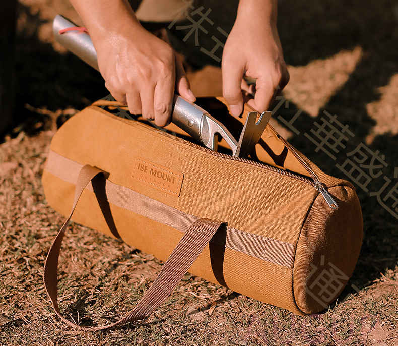 キャンプ アウトドア ツールバッグ アウトドアギア ツールボックス ボストンバッグ ダッフルバッグ ポケット 小物入れ 高耐久性 大容量 収納バッグ 送料無料 キャンプ用品 設営道具