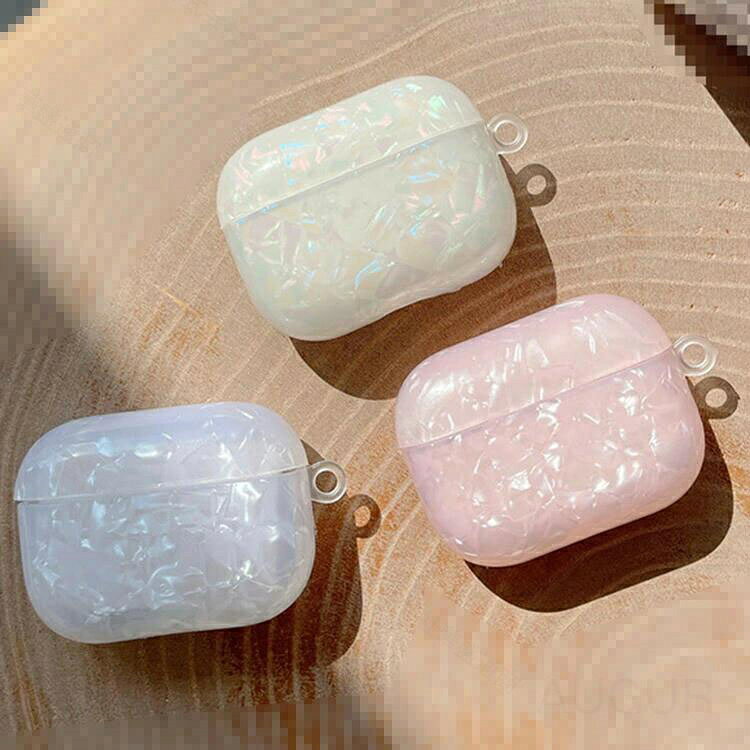 AirPods4 ケース AirPods 4 カバー シリコン シンプル ストラップ穴 貝殻風 保護カ...