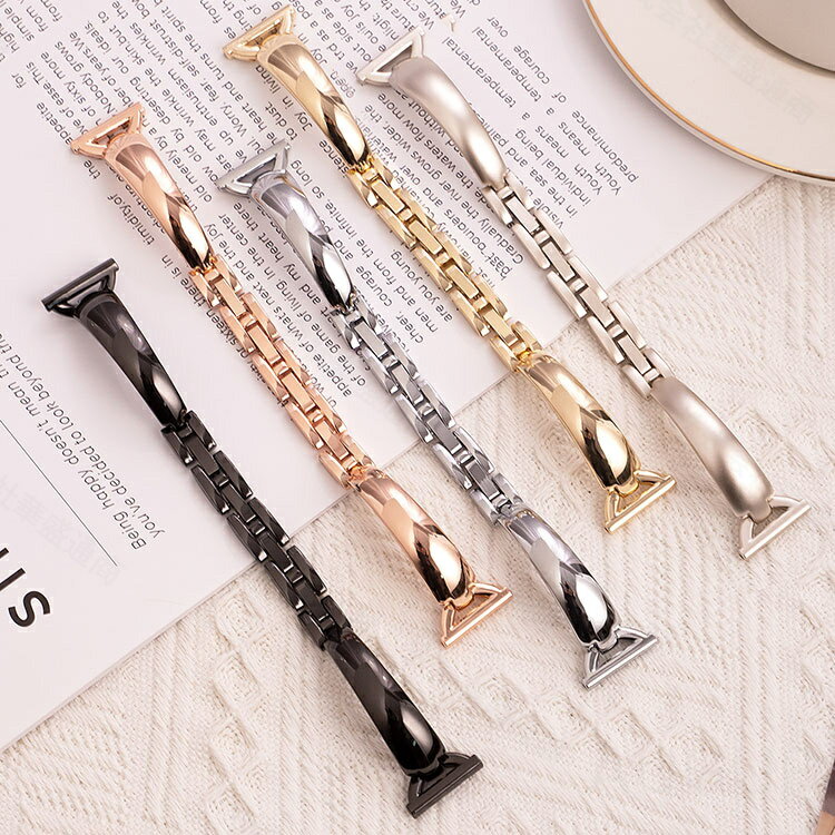 アップルウォッチ10 バンド applewatch series 9 ベルト ステンレス スリム レディース アップルウォッチ SE3 バンド アップルウォッチ9 バンド applewatch10 applewatchSE2 バンド レザー アップルウォッチSE3 ベルト 40mm 41mm 46mm スターライト メール便