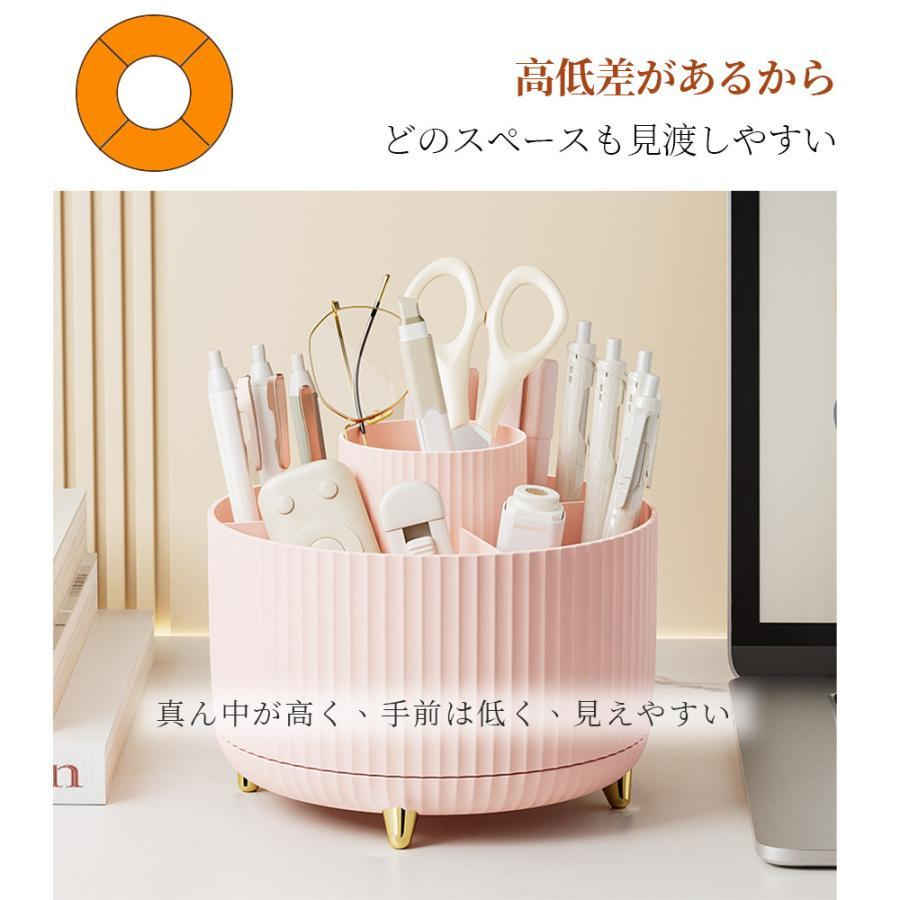 化粧品 収納 コスメボックス 大容量 メイクボックス 360° 回転式 化粧品 収納 コス...