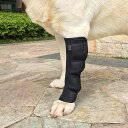 ペット 犬 足用 ひざ用 サポーター 1個 4サイズ ソフトタイプ ドッグ 保護 関節 膝 靭帯 脱臼 プロテクター 介護 メール便(4)