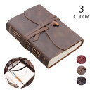 ノートブック 本革 手作り手帳 サイズL システム手帳 高級 レトロ風 レザーカバー 皮革 ノート 旅行日記 ビジネスオフィス用品 旅行 事務用品 ビジネス オ...