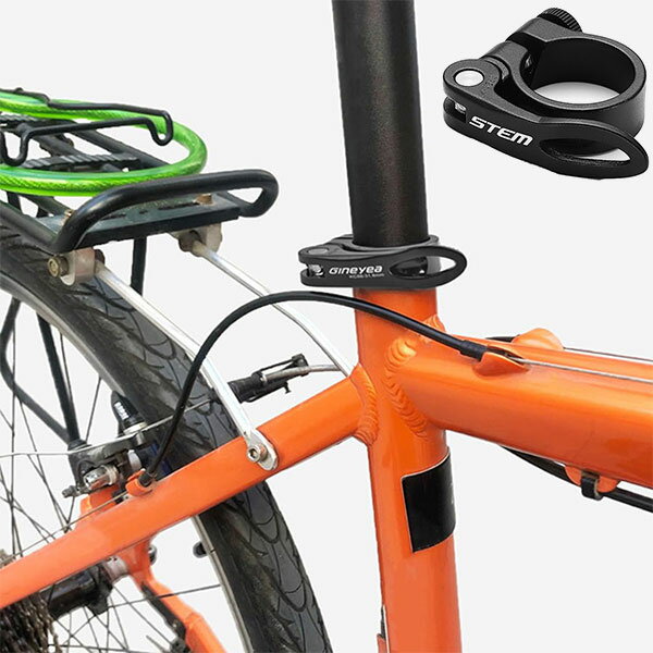 シートクランプ 28.6mm 31.8mm 34.9mm 自転車 軽量 シートポストクランプ アルミシートクランプ アルミ 製 ボルト締め ロード マウンテン クロスバイク サイクリング bicycle aaa