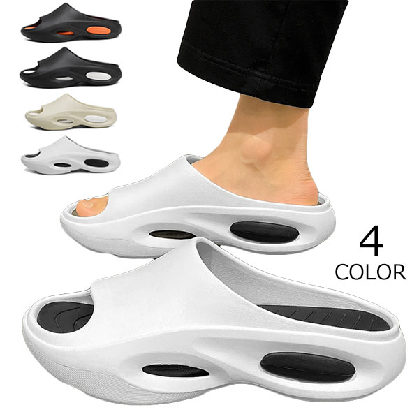 サンダル メンズ クロッグ スリッパ サマーサンダル サボサンダル カジュアル スリッポン メッシュ スポーツサンダル 穴付き 水陸両用 通気性 滑り止め 人気 おしゃれ 海 ビーチサンダル