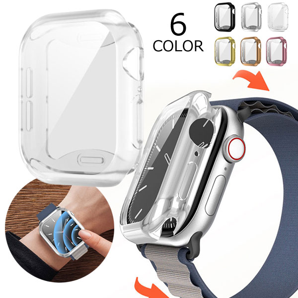 Other - 【送料無料】2点セット アップルウォッチ apple watch Apple Watch ケース 保護ケース メンズ レディース メッキ TPU 耐衝撃 カバー おしゃれ ファッション プレゼント 40mm 44mm 42mm 38mm メール便