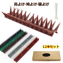 鳥よけ 鳩よけ とげ長め仕様 耐候性 自由カット 針が密集するとげ高め仕様 樹脂製 優れた耐久性 耐候性 カラスよけ 景観を損なわずフン害防止 ベランダ 屋上 ...