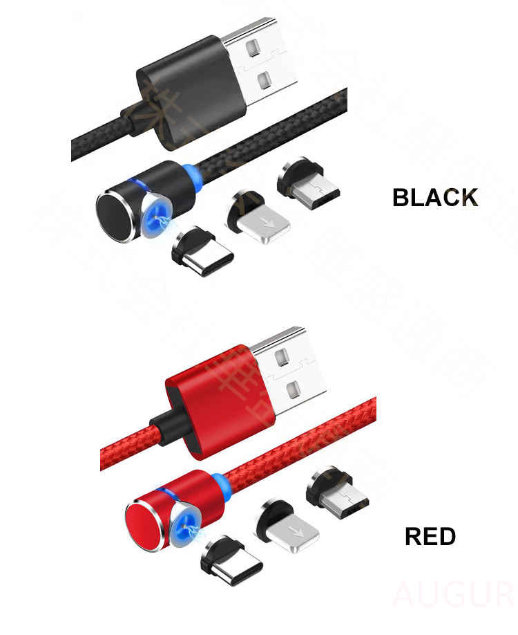 充電ケーブル 3in1充電ケーブル マグネット式 3A 急速充電 Iphone L字型 データ転送 1m Lightningケーブル 断線防止 高耐久 スマホケーブル マイクロUSB Type-C iPhone13 充電 iPad Android アダプター メール便