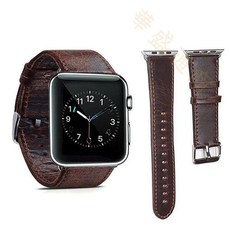 TY-SHOPのアップルウォッチ バンド apple watch 40mm 44mm series3 series2 series1 42mm 38mm Apple Watch バンド レザー メンズ レディース 交換用 交換 時計バンド 腕時計ベルト 替えベルト 腕時計バンド 交換ベルト 革バンド ウォッチベルト メール便｜アングル3