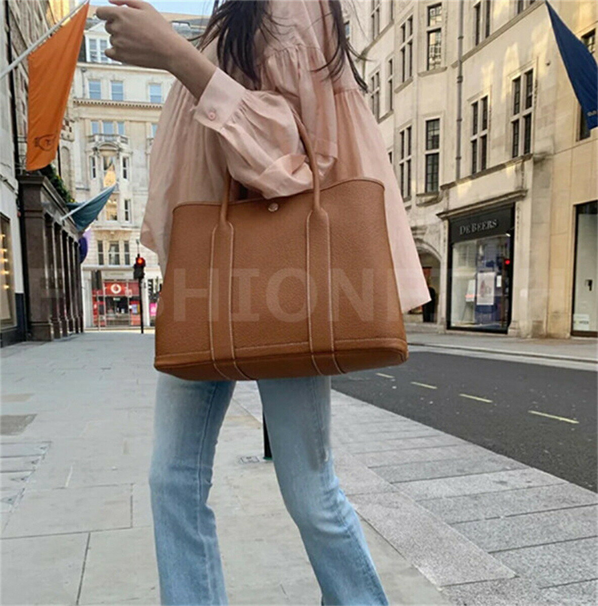 【お買い物マラソン限定ポイント20倍】Mサイズレディースハンドバッグショルダーバッグ高級牛革本革牛皮シンプル牛革手提げ大容量手提げバッグカバン多色人気トートバッグMサイズ