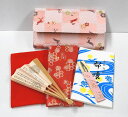 <茶道具・お稽古セット>帛紗セットA 古帛紗付き 正絹の帛紗が入りました、入門6点セットです。裏千家の方等、初心者の方の入門用の袱紗セットにもいかがでしょうか。赤色の帛紗がセットに入っています。 ピンク ウサギ柄 茶道部 部活動