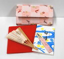 <茶道具・お稽古セット>帛紗セットA 正絹の帛紗が入りました、入門5点セットです。これから始められる、初心者の方の入門用の袱紗セットにもいかがでしょうか。赤色の帛紗がセットに入っています ピンク ウサギ柄 茶道部 部活動