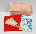 <茶道具・お稽古セット>帛紗セットJ 正絹の帛紗が入りました、入門5点セットです。これから始められる、初心者の方の入門用の袱紗セットにもいかがでしょうか。赤色の帛紗がセットに入っています ピンク 花柄 茶道部 部活動