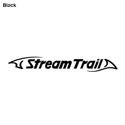 Rakuten - ステッカー シール 車 スーツケース かっこいい おしゃれ アウトドア ブランド キャンプ 釣り サーフィン ストリームトレイル Stream Trail Cutting Sticker C S-size