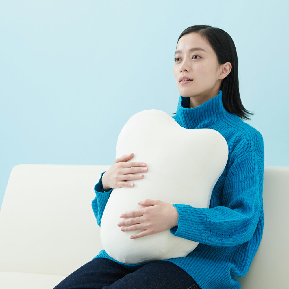 樂天商城 - クッション BREATHER 呼吸するクッション fufuly かわいい おしゃれ リラックス リラクゼーション 休憩 癒し ソファー リモートワーク デスクワーク オフィス 睡眠 寝る 抱き枕