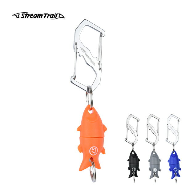 商品説明 強力マグネット式リリース。カラビナでD管などに取付が可能です。リリース部は、お洒落な可愛い魚型。マグネット式なので脱着も楽にできます。 商品仕様 材質:スチール、ポリプロピレン サイズ 幅2.5×高さ5.1cm 関連商品 Magn...