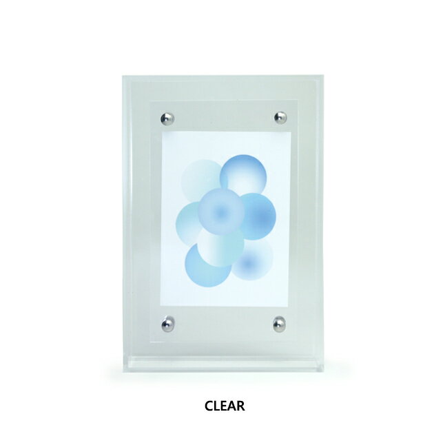 フォトフレーム 写真立て アクリル おしゃれ かわいい お祝い 記念品 出産 結婚 プレゼント THRU.(スルー)LIGHT 4x6