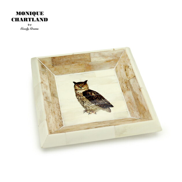 トレイ トレー 小物入れ かわいい おしゃれ アクセサリー 鍵置き アンティーク調 インテリア デスク 玄関 MONIQUE CHARTLAND by Goody Grams TRAY SAU