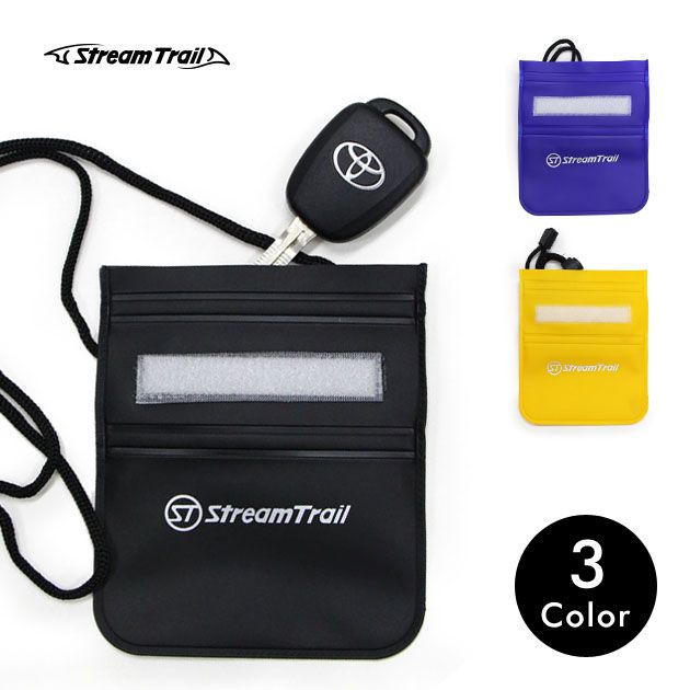 キーケース キーポーチ 車 鍵入れ 防水 アウトドア TPU KEY CASE BLACK ストリームトレイル Stream Trail