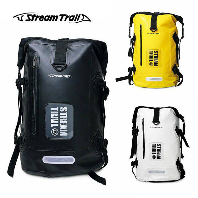 【33L】ストリームトレイル ツーリング 防水バッグ バイク プレゼント 通勤 リュック ドライタンク Stream Trail DRY TANK 33L D2 海 メンズ リュックサック バックパック 撥水 アウトドア サイクリング 父の日 30L以上 ブラック 黒 イエロー 黄 白 ホワイト 送料無料