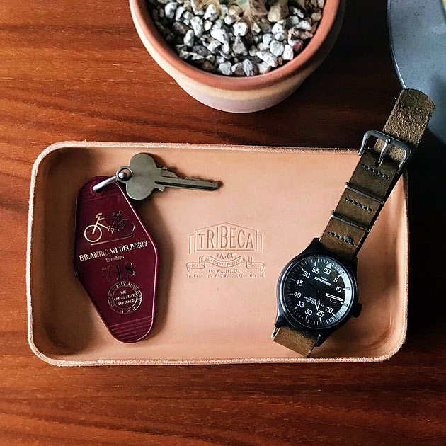 トラディションアコースティック TRADITION ACOUSTIC レザートレイ HERITAGE LEATHER x TA / Leather Tray トレイ おしゃれ 北欧 小物入れ 鍵置き 木製 小物置き コイントレー 革