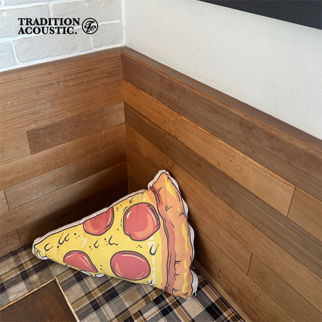 樂天商城 - クッション 椅子 ソファ おしゃれ アメリカン インテリア 車 アート ポップ ヴィンテージ風 TRADITION ACOUSTIC. POP ART CUSHION ピザ