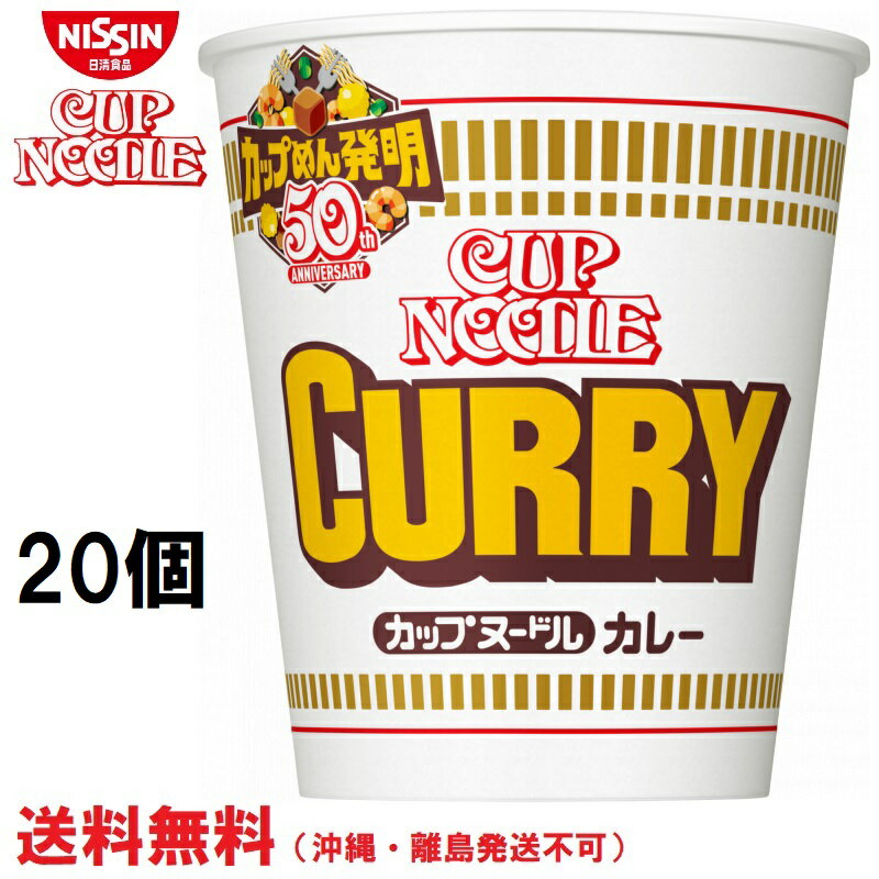 日清食品 カップヌードル カレー 20個　送料無料（沖縄・離島発送不可）