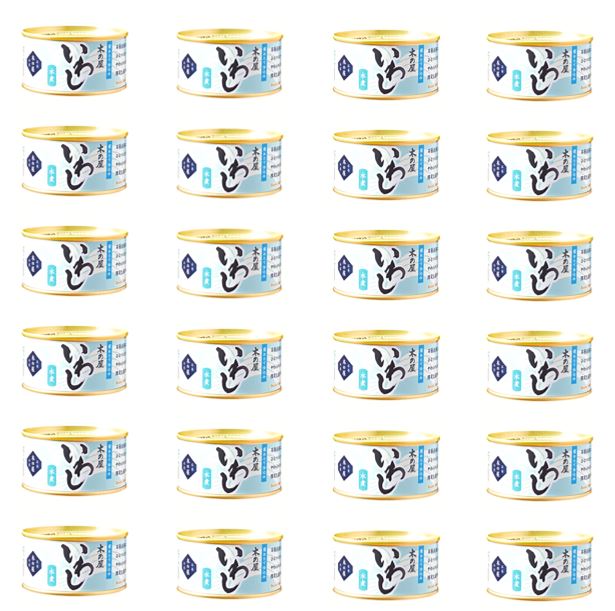 【 いわし 水煮 1缶 固形量 120g 総量 170g 】24缶セット ケース販売 簡易梱包 木の屋 石巻水産 缶詰