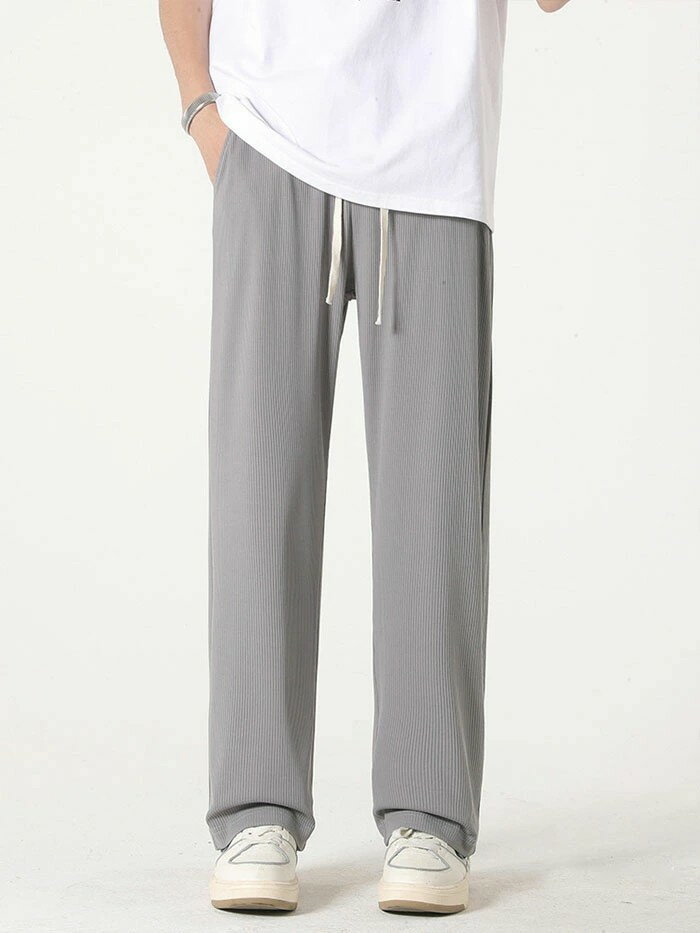 接触冷感 メンズ パンツ アイスシルクパンツ 夏 ストレッチ パンツ 涼しい ゆったり パンツ ロングパンツ 無地 吸水速乾 軽量 スポーツパンツ ひんやり 涼感 薄手 uvカット ストレッチパンツ 快適 通気 トレーニングパンツ ランニング ウエストゴム 父の日 プレゼント