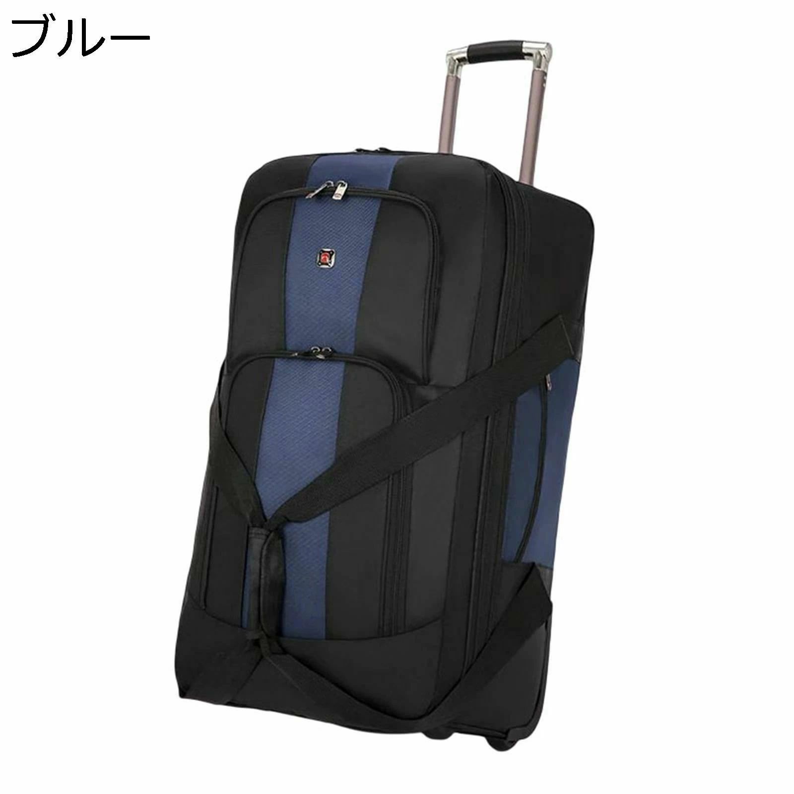 大容量 ソフトキャリーケース 115L オックスフォード布 防水 容量拡張可能 収納便利 静音 耐衝撃 ファスナー式 海外旅行 出張 通学 3泊4日 おしゃれ ブラック トロリーバッグ キャスターバッグ tyouitemstore-10013466 Tyouアイテムストア サンプル画像3