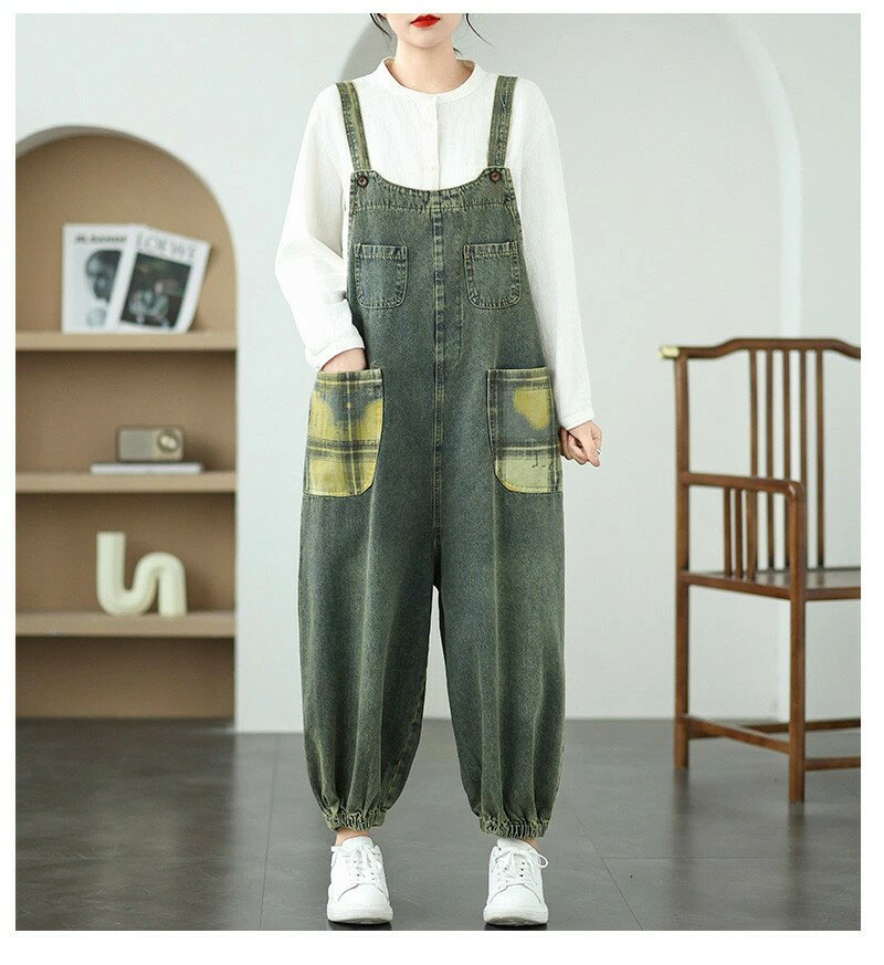 サロペット オールインワン レディース ワイドパンツ サロペットパンツ デニムパンツ 春 デニム ボトムス パンツ ズボン 秋 デニム ロング丈 オーバーオール デニムサロペット 大人 リラックス 体型カバー 着痩せ 可愛い 通勤 通学 ロング