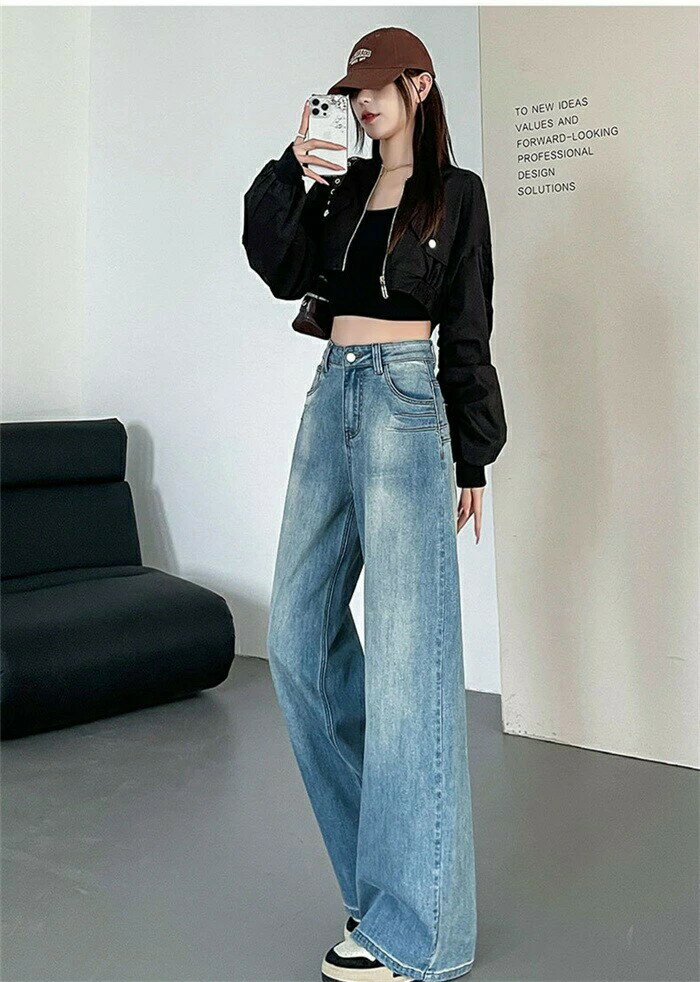 デニム パンツ レディース ワイド パンツ ボトムス ワイドデニム ジーンズ ジーパン パンツ 洗える 体型カバー ロング丈 シンプル 定番 小さい 大きいサイズ 楽 きれいめ 低身長 高身長 着痩せ 美脚 通勤 OL カジュアル ゆったり 上品 きれいめ 送料無料 伸縮性