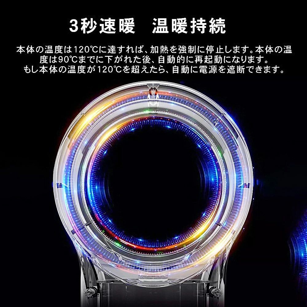 ファンヒーター 電気暖房 暖房器具 あったか 寝室 卓上 足元 キッチン トイレ 安全 小型 ミニ コンパクト 熱風 自然風 過熱保護 節電 省エネ 寒さ対策 ミニヒーター 静音 温風送り 暖房 寒さ対策 足元ヒーター tyouitemstore-10011982 Tyouアイテムストア サンプル画像3