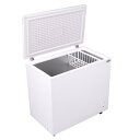 冷凍庫 198L 家庭用 業務用 ノンフロン チェストフリーザー 上開き バスケット付き フリーザー ストッカー 冷凍 鍵付き 省エネ スリム 冷凍冷蔵庫 温度調整 氷 静音 大容量 食品 冷凍食品 ストック キッチン家電 ホワイト 白