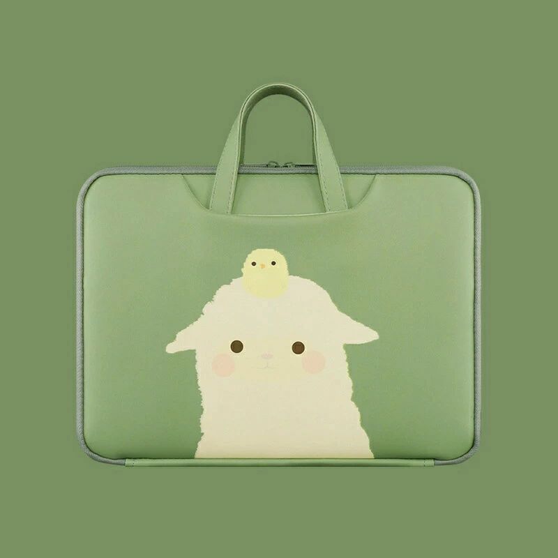 【送料無料】ノートパソコンケース PCバッグ−羊柄 動物柄 pcバッグ パソコンバッグ ケース パソコンケース PCバッグ ノートパソコン ノートパソコンケースおしゃれ ノートパソコンケース16インチ 手提げ 可愛い 韓国 撥水 軽量 耐衝撃 かわいい おしゃれ