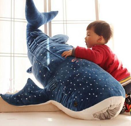 【送料無料】150cm 特大 ぬいぐるみ サメ くじら 鯨 ふわふわで癒される かわいい ジンベイザメ 抱き枕 誕生日 プレゼント 子供 キッズ ギフト 出産祝い 記念日 プレゼント