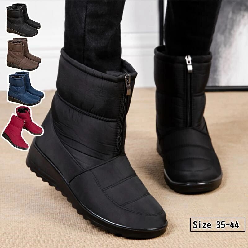 雪 冬靴 雪靴 裏起毛 雪遊び もこもこ 履きやすい 滑りにくい 歩きやすい 軽量 防水 防寒 雪 雨 長靴 ..