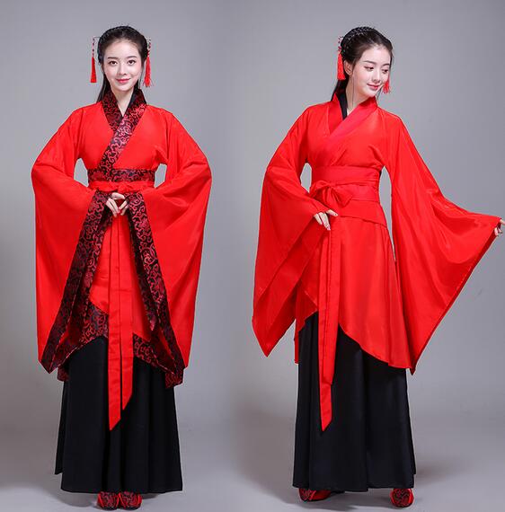 Rakuten - 【送料無料】唐装漢服 中国古代宮廷風コスプレ衣装 /レディース イベント ステージ演出ダンス衣装　学園祭パーティーダンス衣装/チャイナドレス写真撮影ドレス演出服/振袖/引き裾