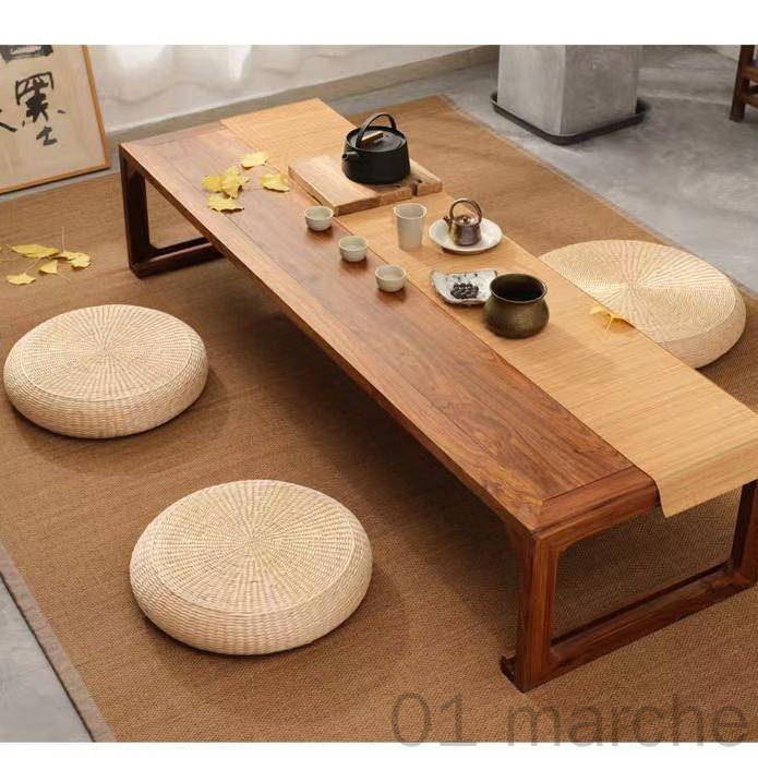 【送料無料】い草の座布団 い草 井草 イグサ 伊草 丸 円形 和風 和室 インテリア クッション シートクッション ざぶとん ゴザ 通気性抜群 おしゃれで快適な畳用座布団 [3]