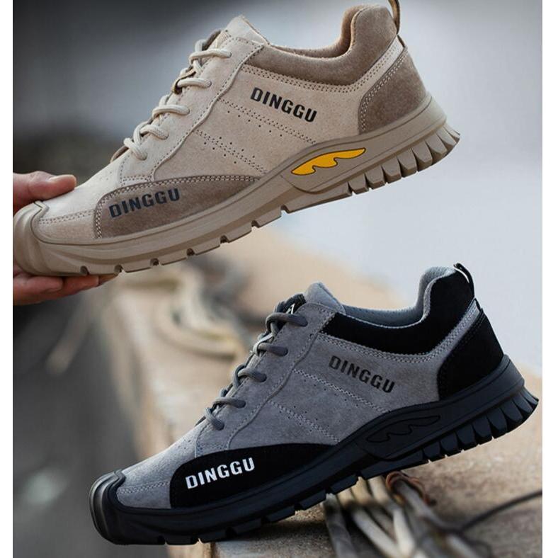 【送料無料】作業靴 通気性抜群 安全靴 おしゃれ スニーカー つま先保護 鋼先芯 軽量 通気性 耐摩耗 ク..