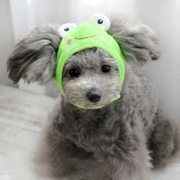 【送料無料】犬用帽子スヌード垂れ耳のワンちゃんに耳汚れ防止小型犬中型犬コスプレ動物