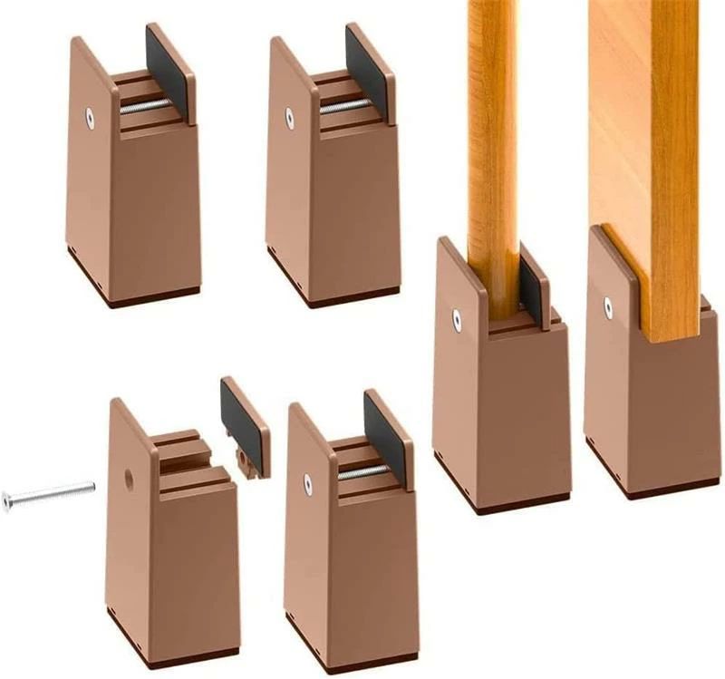 【送料無料】継ぎ脚 10cm 7.5cm 5cm 高脚 継脚 継足 床傷防止 4個セット 角脚 高さ調整 テーブル ベッドの高さ調節 長脚 脚長 こたつ 脚高 シンプル 高さ調節脚 継足し 継ぎ足 テーブル脚台 高さ上げる 高さ調整 継ぎ脚 高さ調節が簡単にできる