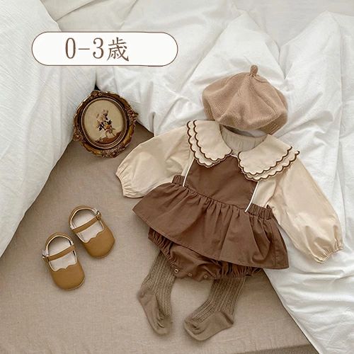 【送料無料】子供服 セットアップ ベビー服 長袖 長袖tシャツ シャツ ロンパース ベビー 女の子 キッズ 出産祝い 新生児 赤ちゃん服 綿 コットン 柔らかい 春 秋 赤ちゃん 可愛い ベビー用品 プレゼント 贈り物 66-100cm 0歳 1歳 2歳 3歳