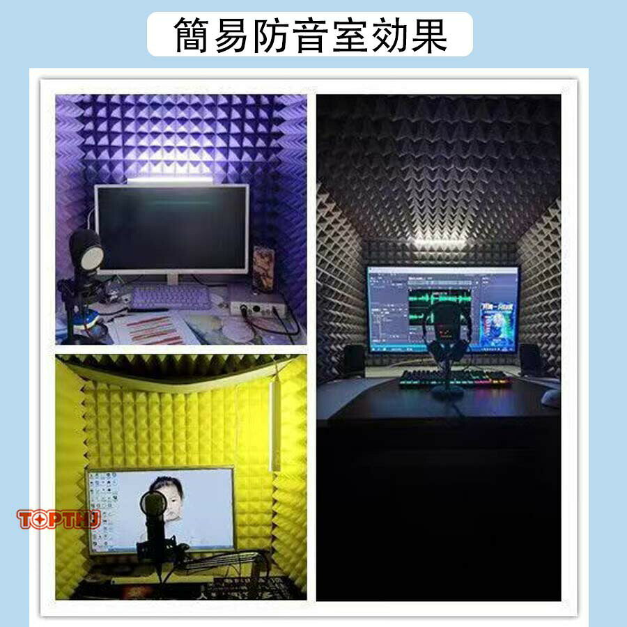 スローネルの簡易防音室 1人用マイク 防音 吸音材 防音シート 壁、 吸音材 シールド 吸音研究所, 卓上 パネル、 防音ブース、防音ボックス パーテーション 防音ブース 自宅 天板付き、ン 折りたたみ 組み立て式、簡易防音室として最適 防音壁・防音シート 送料無料｜アングル3