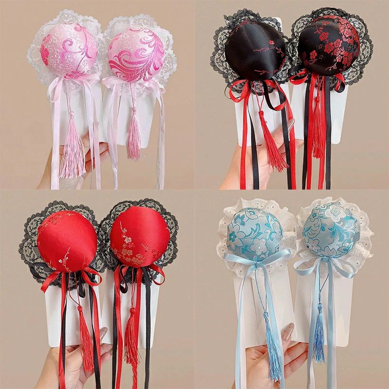 お団子カバー チャイナお団子 チャイナお団子カバー チャイナ お団子ヘア 髪飾り ヘアアクセサリー シ..